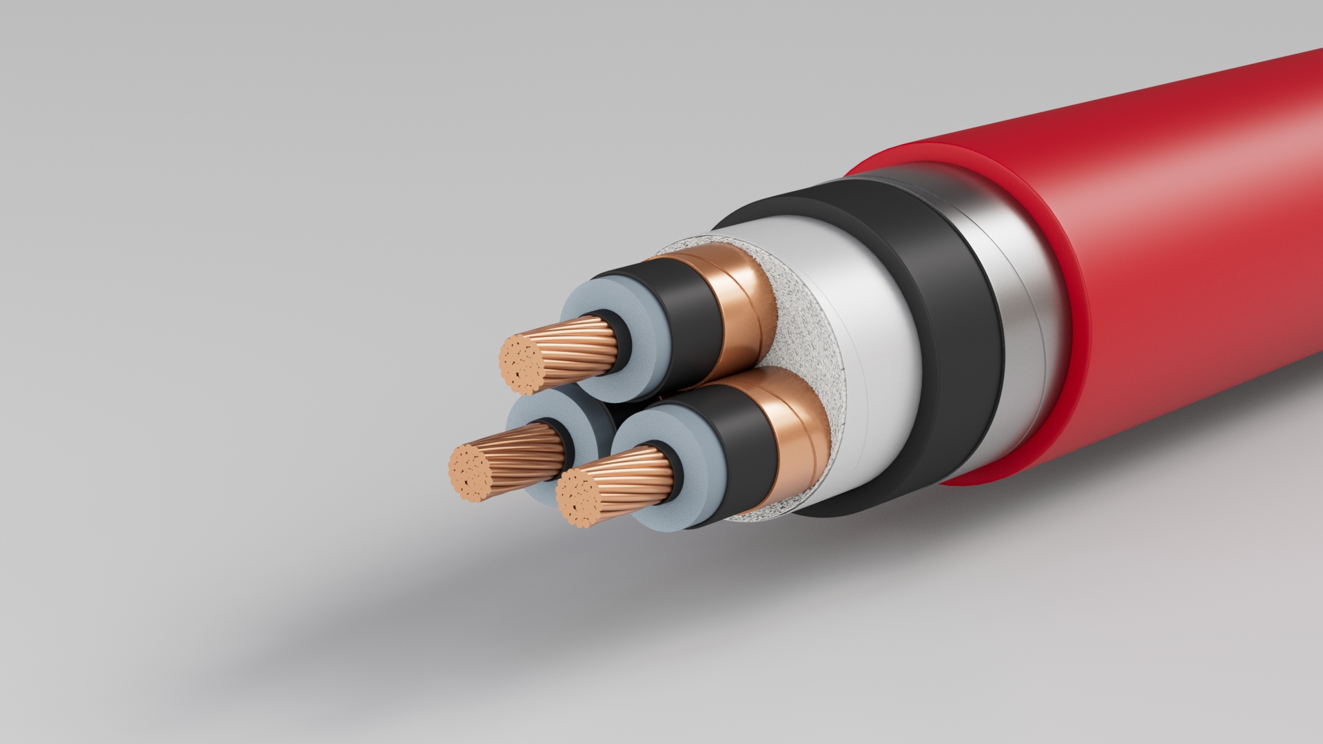 Multicores Copper & Aluminum Steel Tape Conductors 8.7 / 15 (17.5) KV